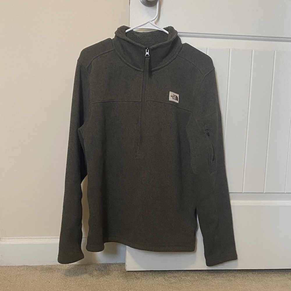 The North Face Dark Green Half-Zip Fleece